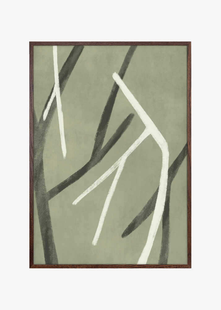 Twigs On Sage Green