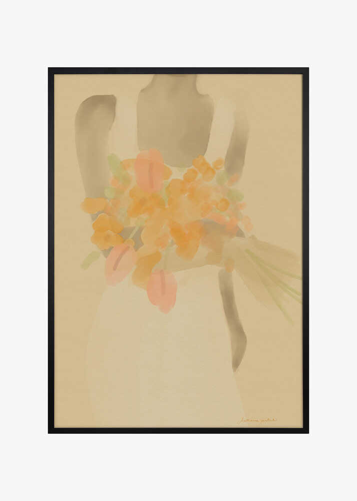 Girl With Orange Flowers