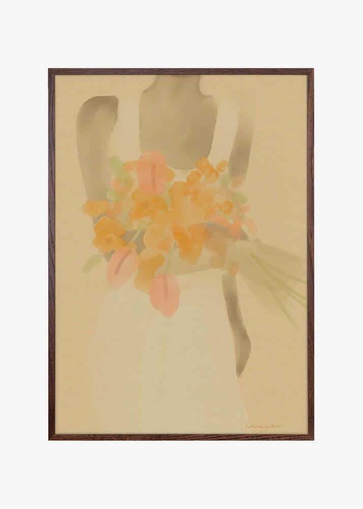 Girl With Orange Flowers