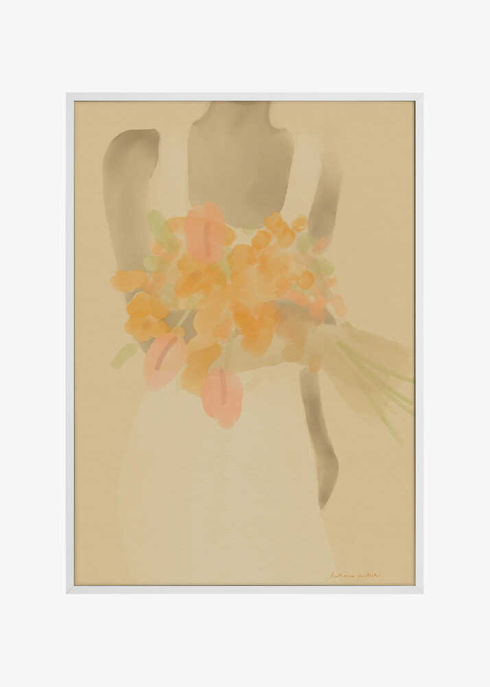 Girl With Orange Flowers