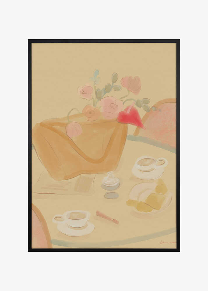 Coffee Date With Flowers