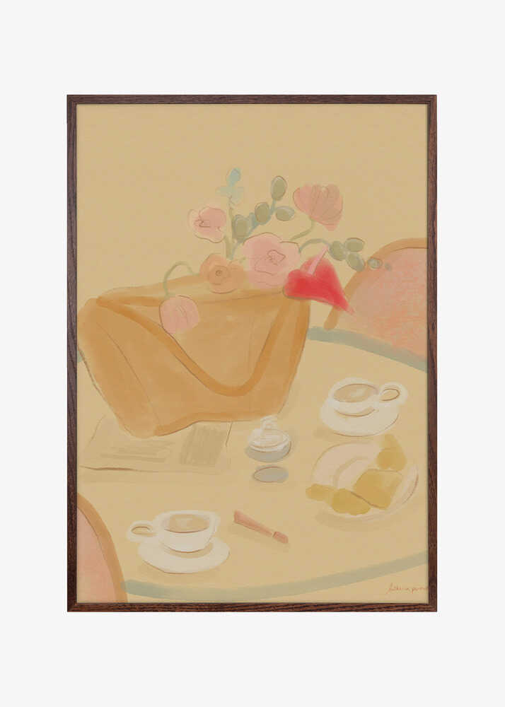 Coffee Date With Flowers