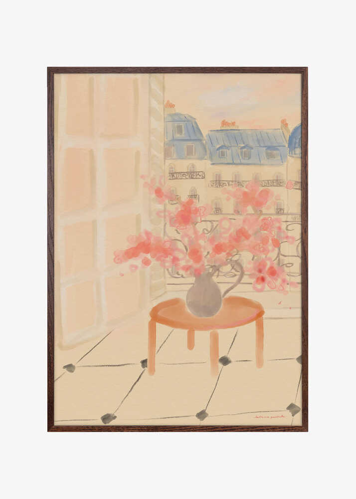 Cherry Blossoms In Parisian Apartment