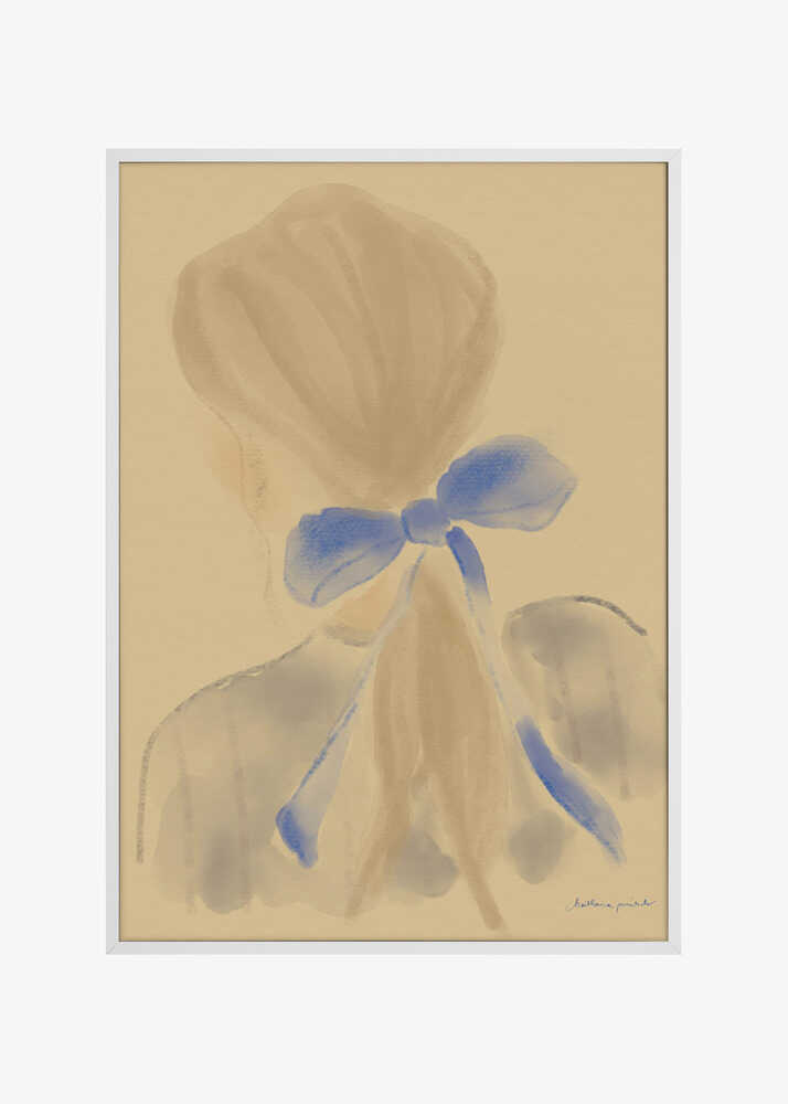 Girl With A Blue Hair Ribbon