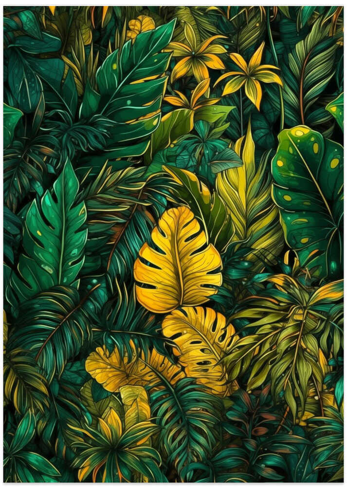 Nature Flowers and Leaves Watercolor Art (73)