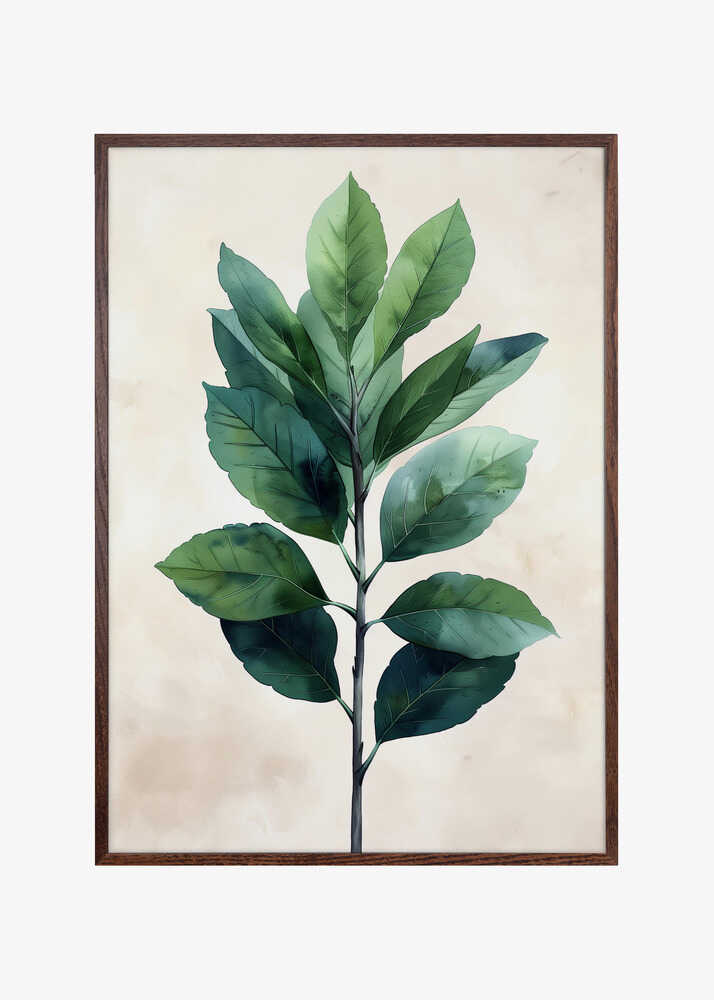 Nature Flowers and Leaves Watercolor Art (107)