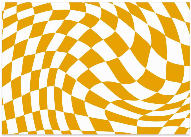 Yellow Checkerboard