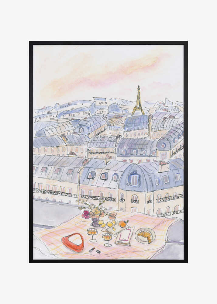 Parisian Rooftop Picnic With Eiffel Tower Views