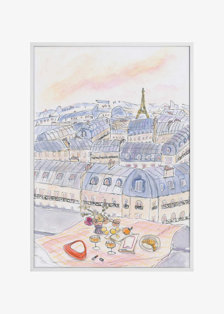 Parisian Rooftop Picnic With Eiffel Tower Views