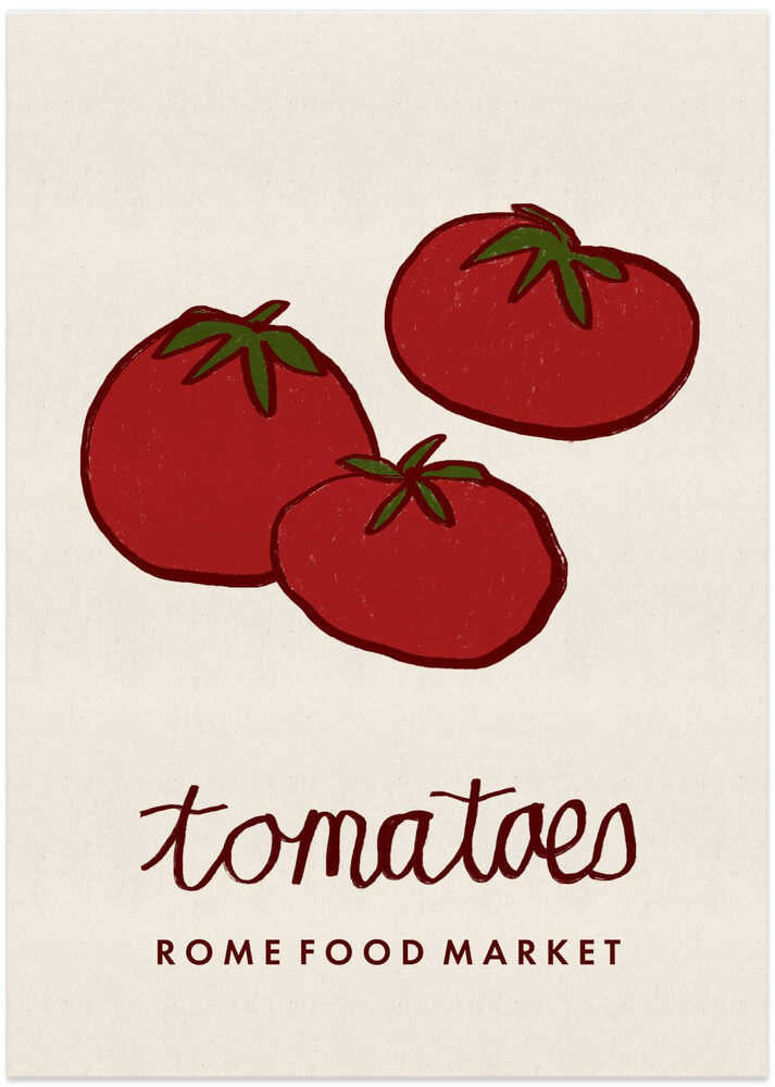 Food Art - Tomatoes Rome Food Market