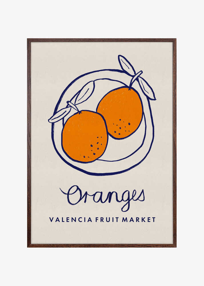 Food Art - Oranges Valencia Fruit Market