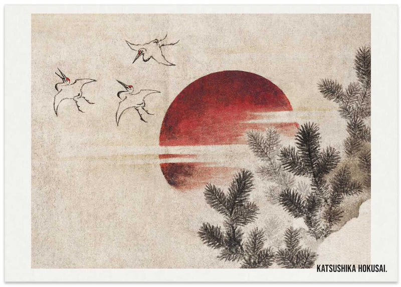 Birds and Sunset, From Album of Sketches (1814)