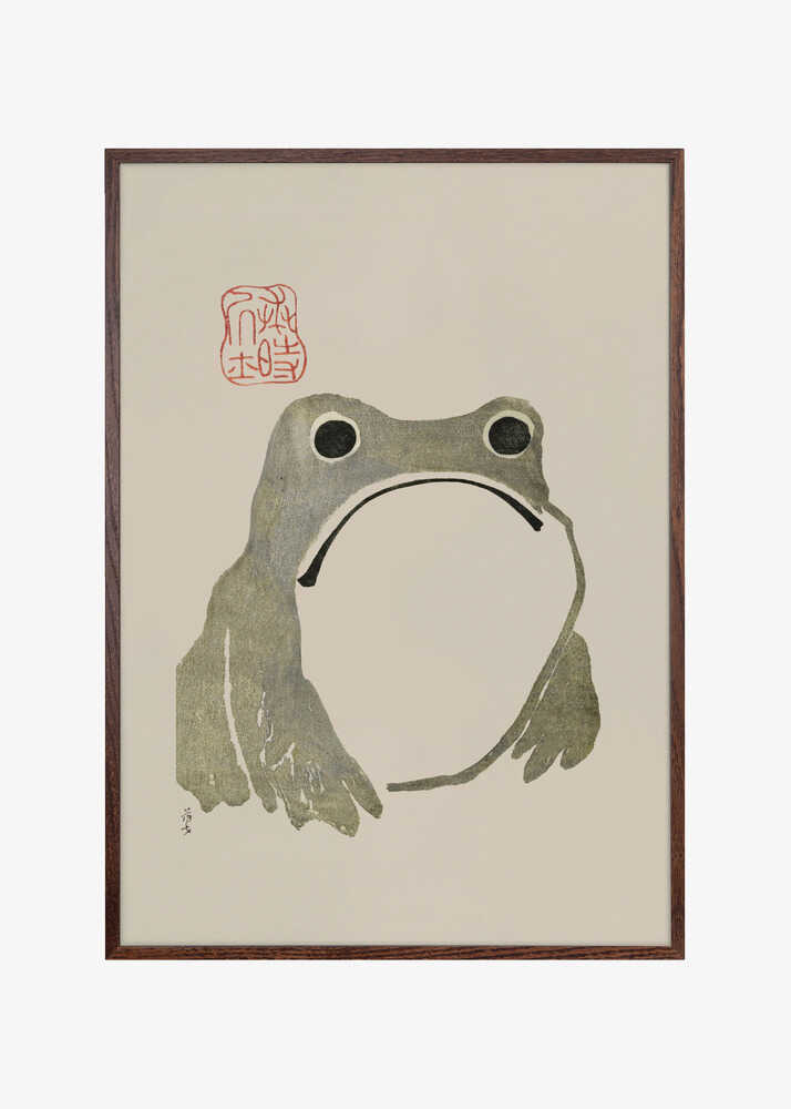 Grumpy Frog I Original