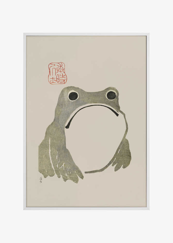 Grumpy Frog I Original