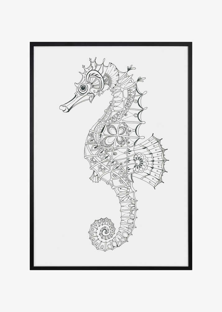 Ornate Seahorse Design