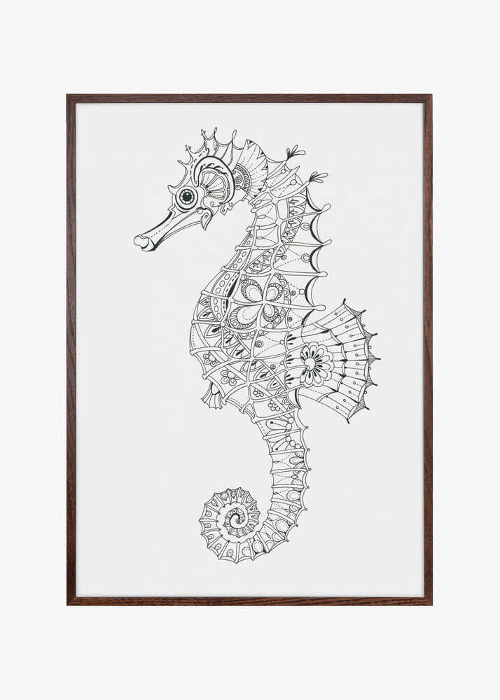 Ornate Seahorse Design