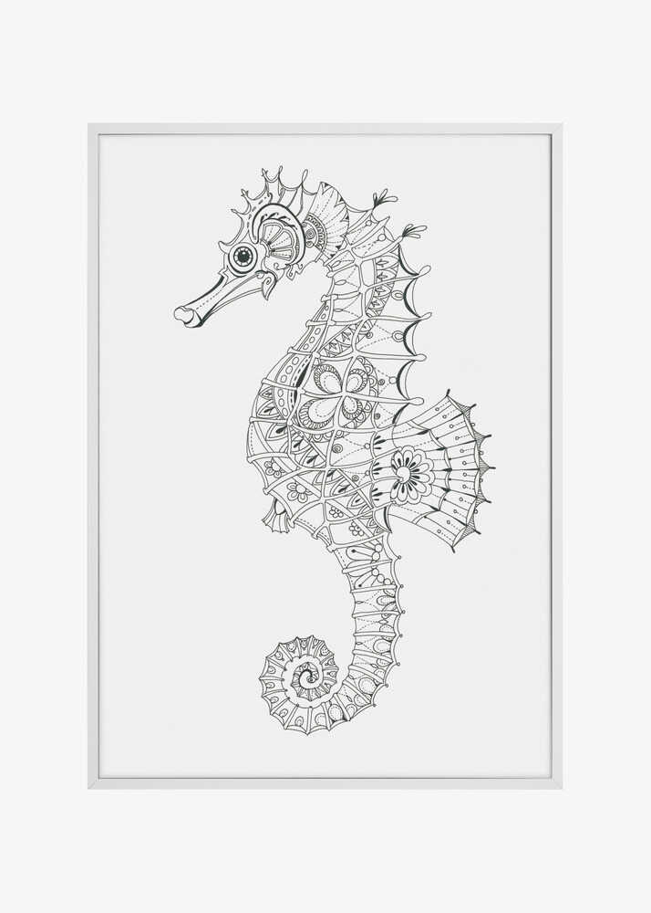 Ornate Seahorse Design