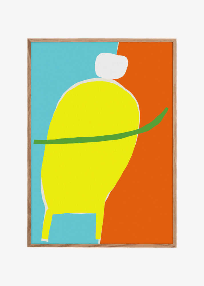 Shapes and white silhouette