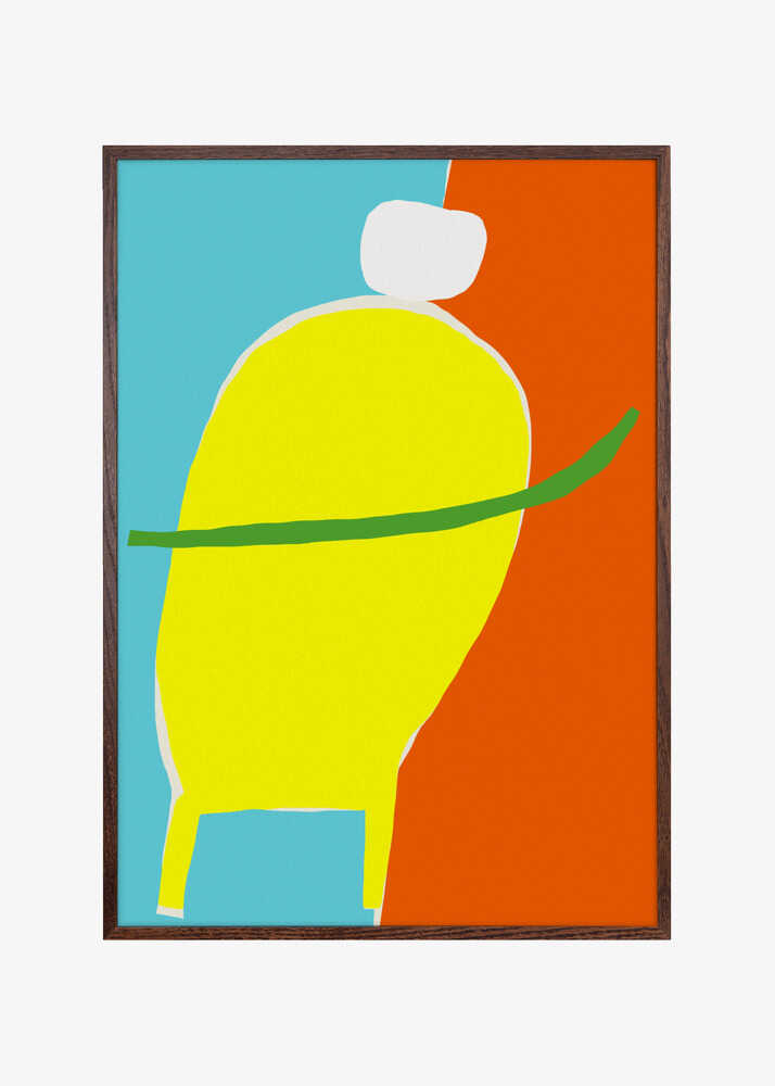 Shapes and white silhouette