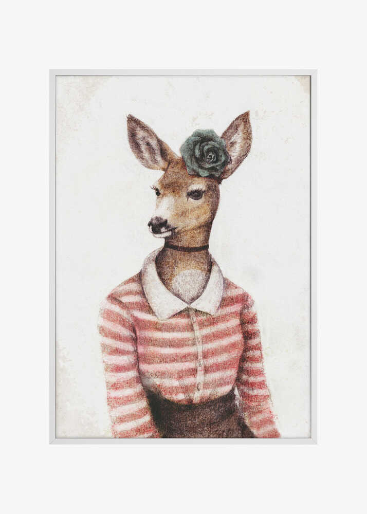 A Deer With A Human Body Shape