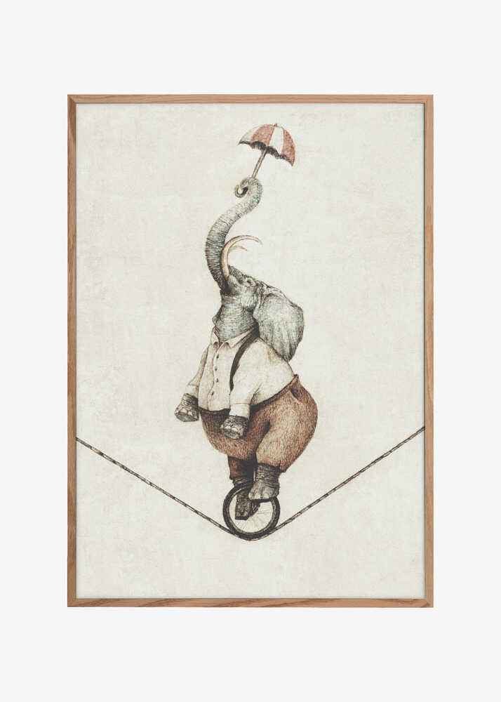 Unicycle While Holding An Umbrella