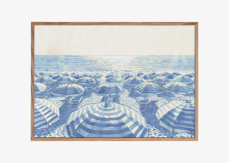 Striped Umbrellas Parchment