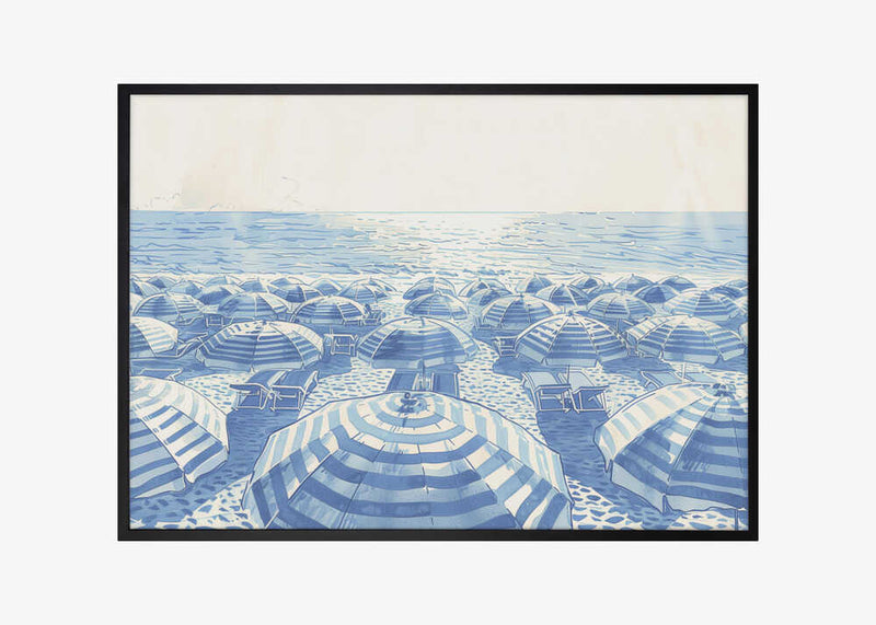 Striped Umbrellas Parchment