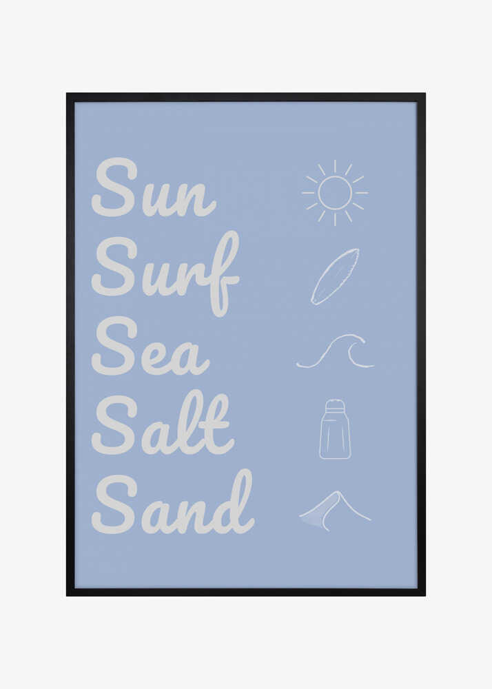 Sun Surf Sea Salt Sand Light Blue