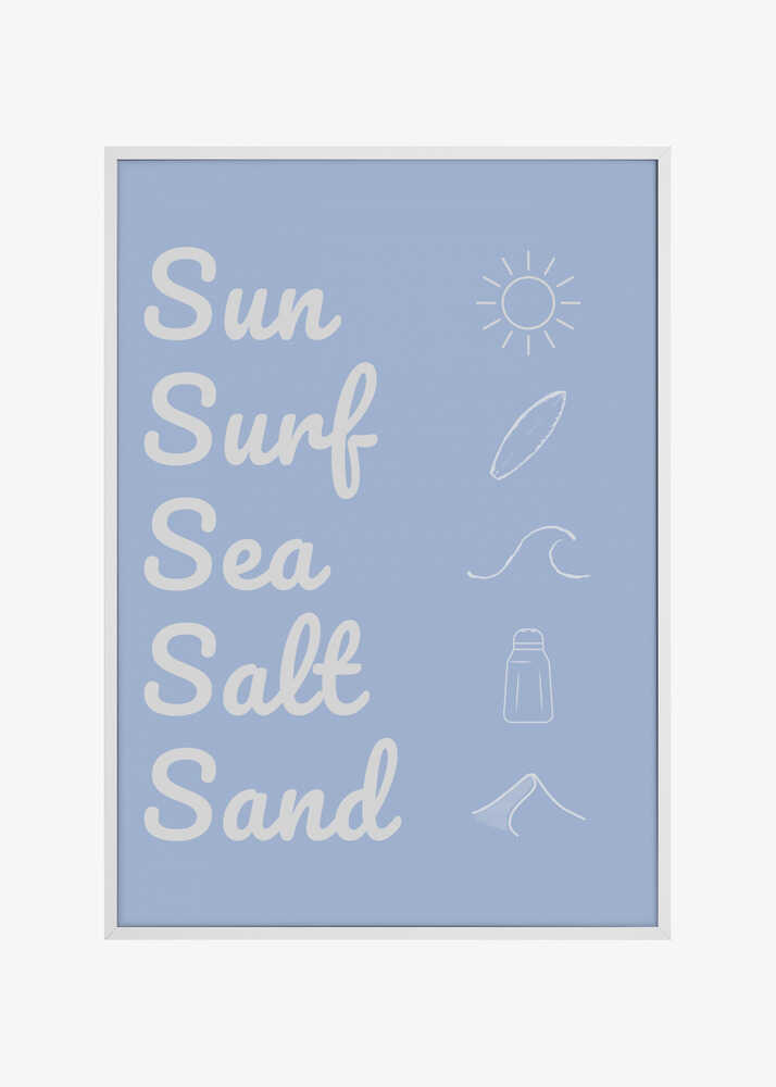 Sun Surf Sea Salt Sand Light Blue