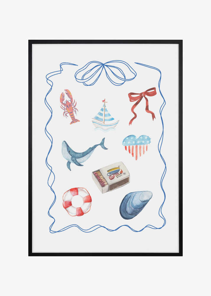 Nautical Themed Watercolor Artwork