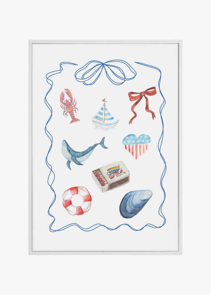 Nautical Themed Watercolor Artwork