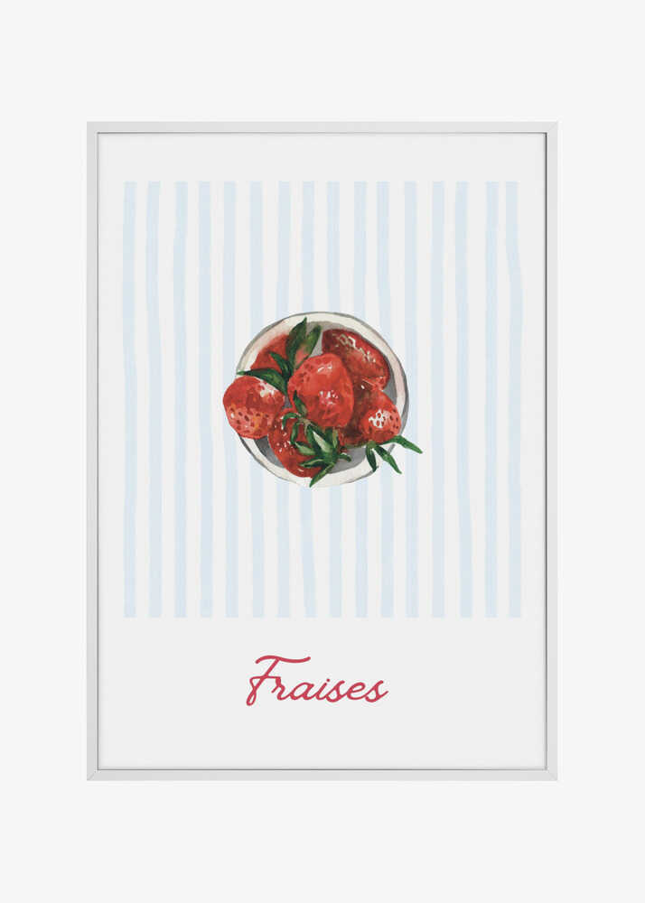 Watercolor Illustration Of Strawberries