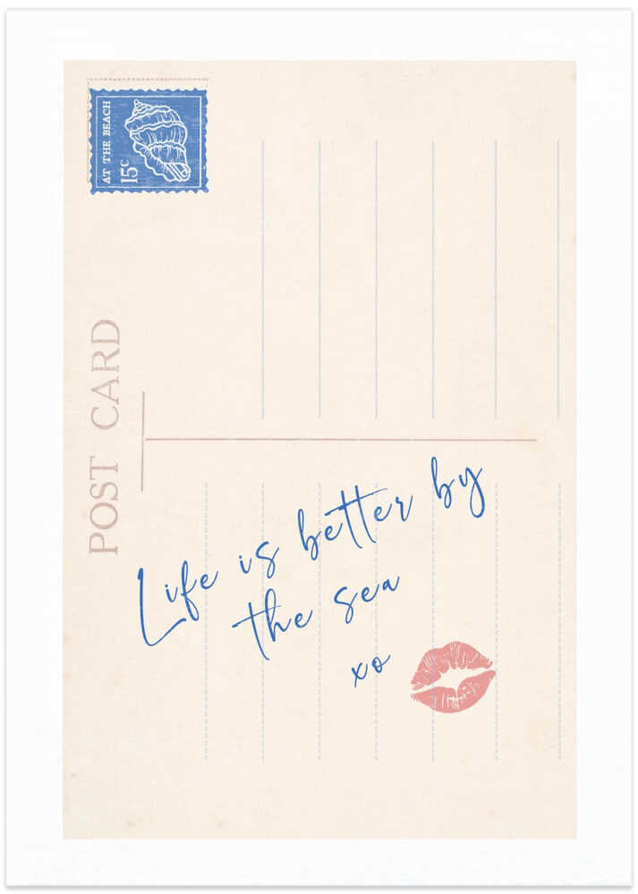 Post Card Life Is Better