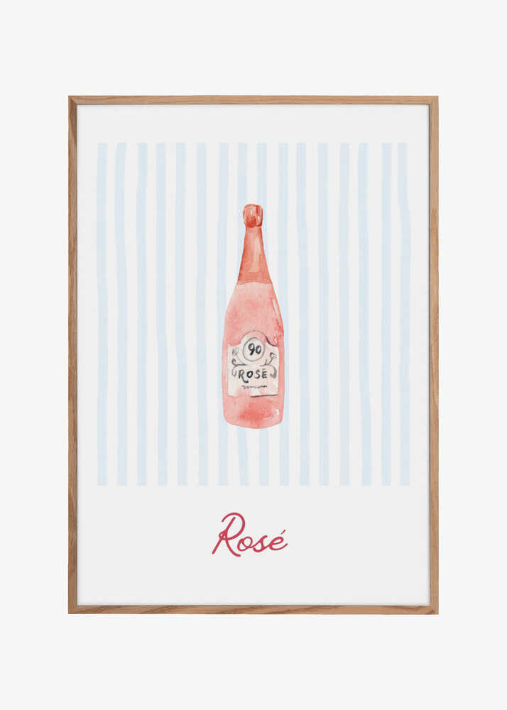 Rose Wine Bottle