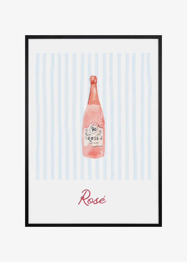 Rose Wine Bottle