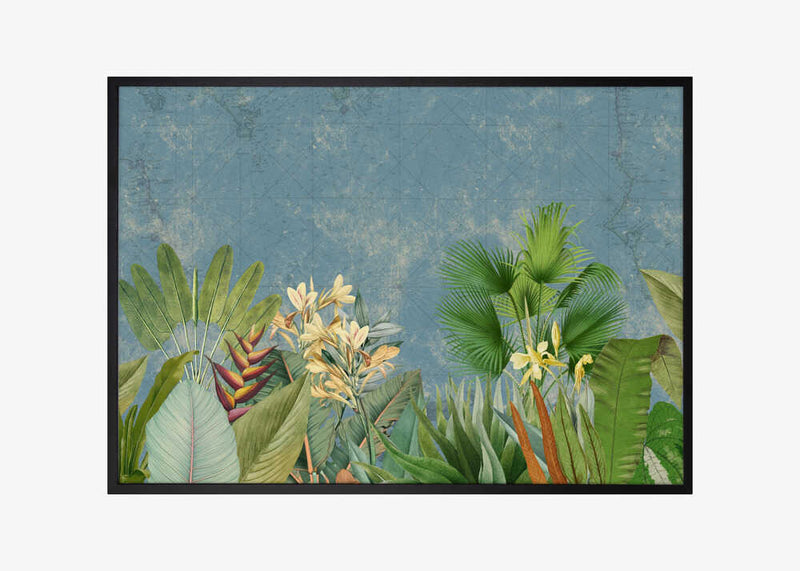 Tropical Vintage Landscape