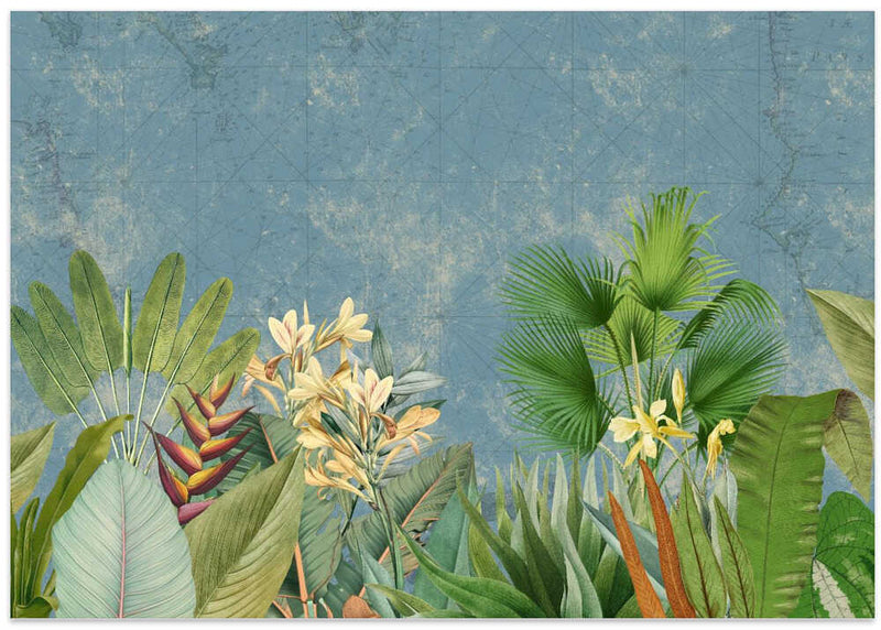 Tropical Vintage Landscape