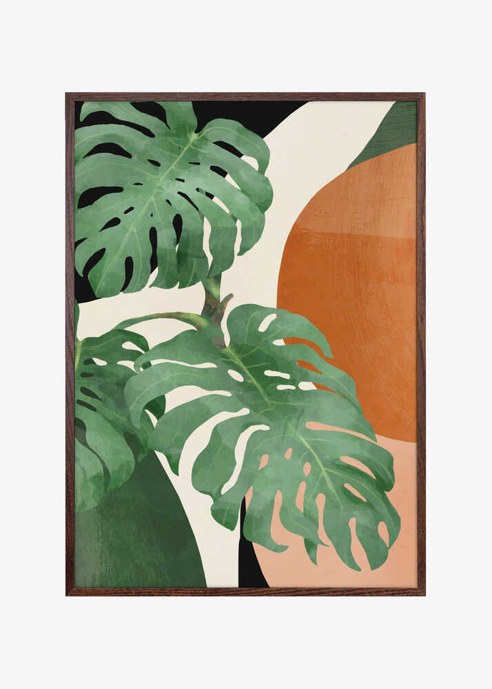 Tropical Leaves  Abstract Art