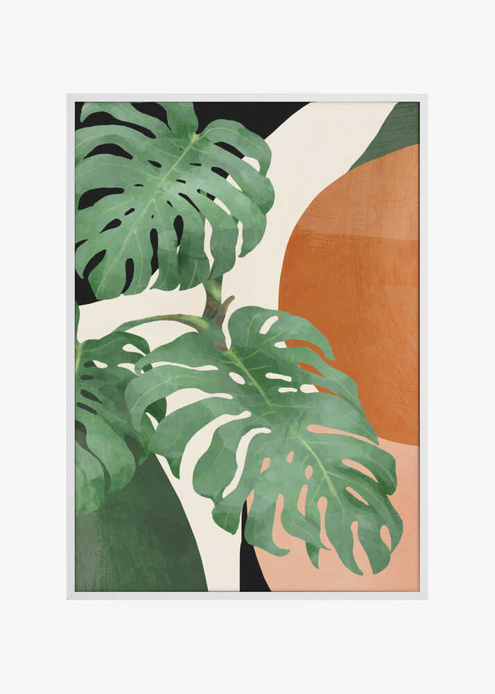 Tropical Leaves  Abstract Art