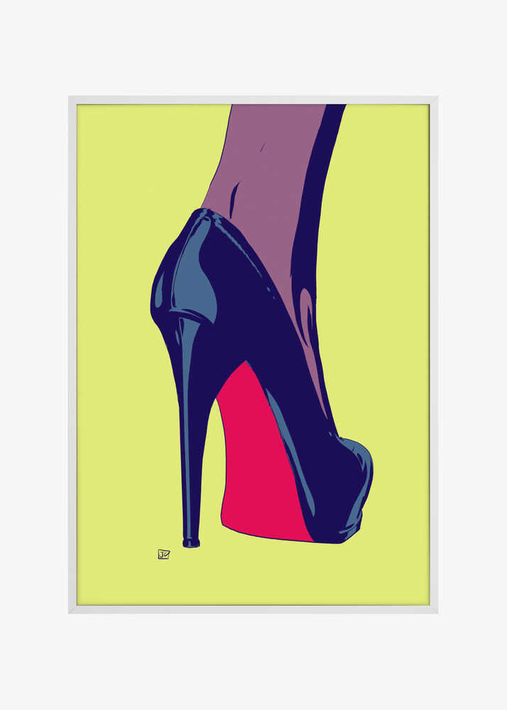 Illustration Of A High-Heeled Shoe