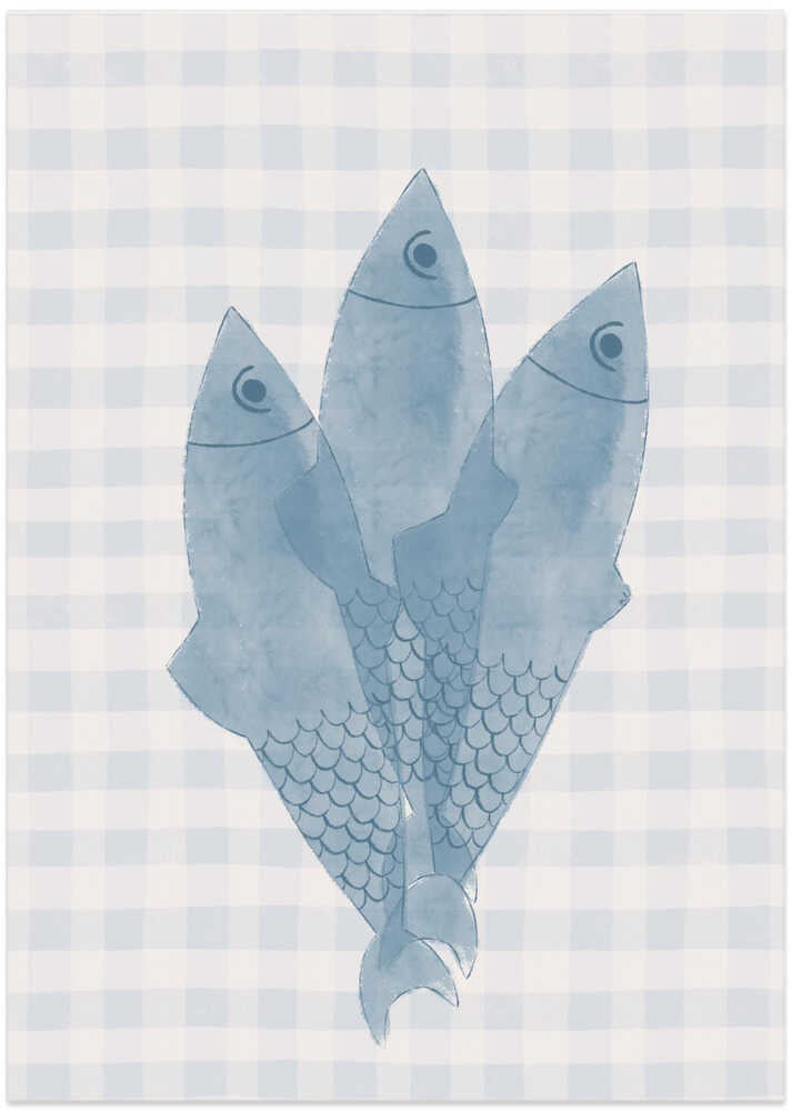 Three Blue Fish