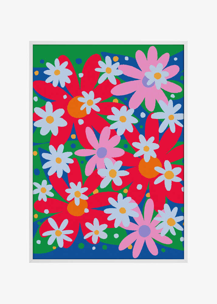 Bold Colorful Daisies