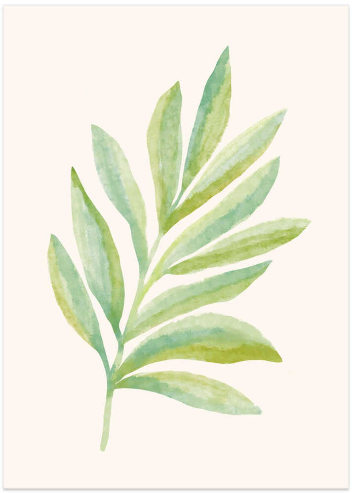 Watercolor Fern