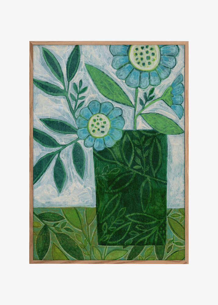 Green Floral Harmony