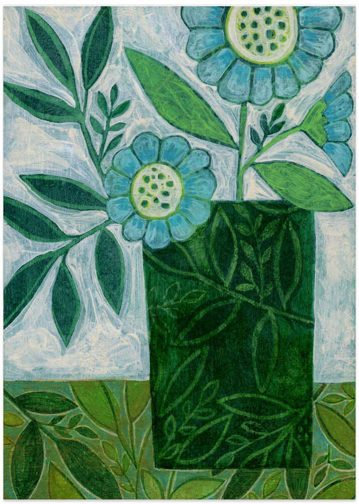 Green Floral Harmony