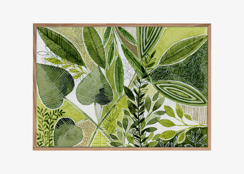 Layered Botanical Watercolour