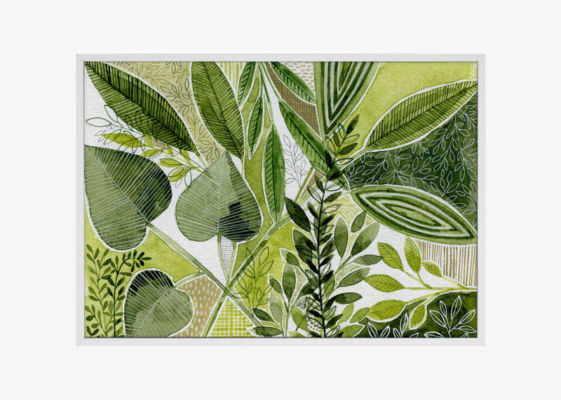 Layered Botanical Watercolour