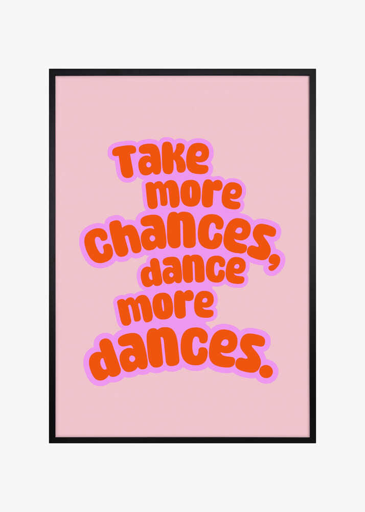 Dance more dances- rose/red