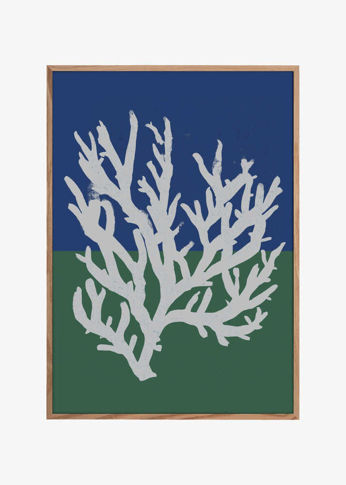White Coral Silhouette