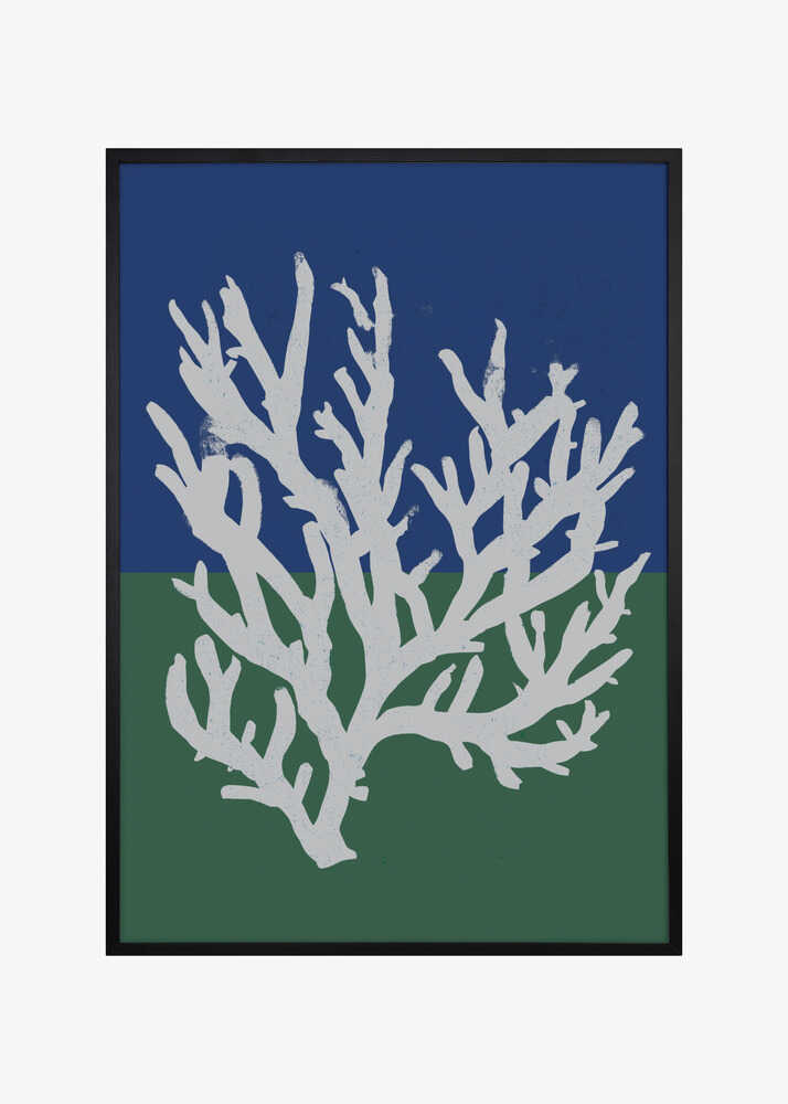 White Coral Silhouette